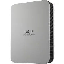 Seagate LaCie 4TB; USB-C; USB 3.1; Aluminum enclosure; Silver