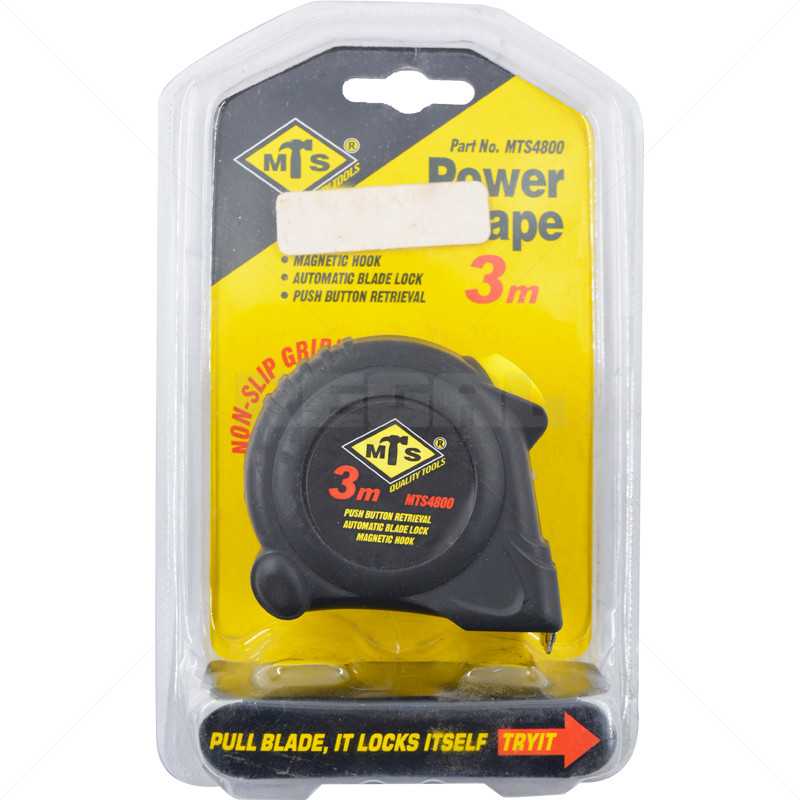 Measuring Tape Autolock 3m x 16mm Rubber