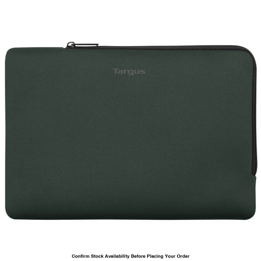 TARGUS - 11-12 ECOSMART MULTIFIT SLEEVE THYME, FORM-FITTING DESIGN ADAPTS TO FIT 11-12” LAPTOPS, THIN AND LIGHTWEIGHT, PROTECTIVE NEOPRENE-LIKE EXTERIOR - Guards On Duty Shop