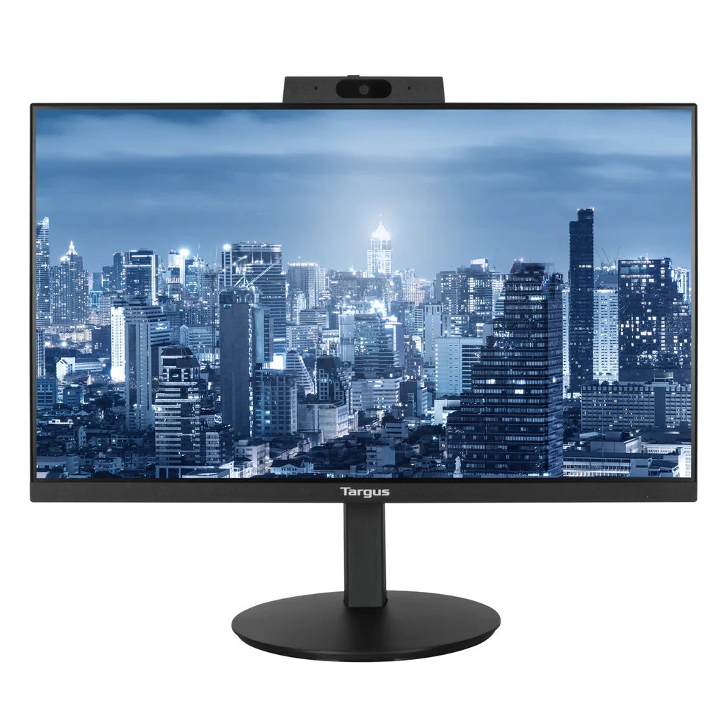 TARGUS 24-INCH HD 1920 X 1080 60HZ USB-C DOCKING MONITOR WITH 100W POWER DELIVERY, BUILT-IN MICROPHONES, 2MP WEBCAM, SPEAKERS; PORTS: 1X HDMI 1.4; 1X DP 1.2 (IN); 1DP 1.2 (OUT); 2X USB-A 3.2 1 PORTS; 1X AUDIO IN/OUT FOR MIC, SPEAKERS, OR HEADPHONES; 1X RJ - Guards On Duty Shop