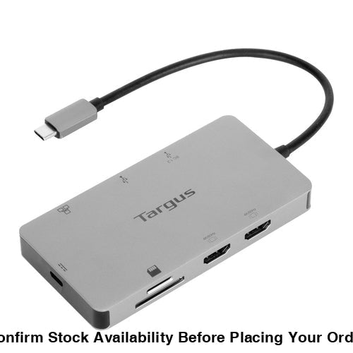 TARGUS - USB-C UNIVERSAL DUAL HDMI 4K DOCKING STATION WITH 100W POWER DELIVERY PASS-THRU - Guards On Duty Shop