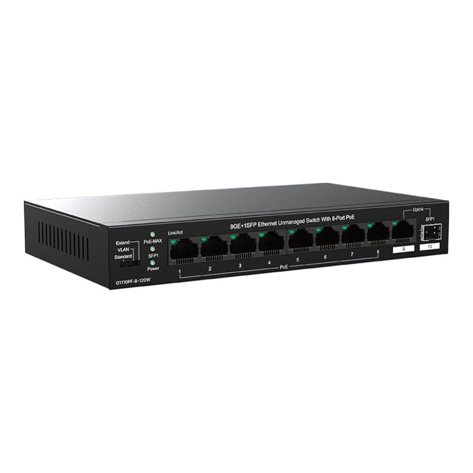 TENDA 9-Port Ethernet Switch With 8 PoE+