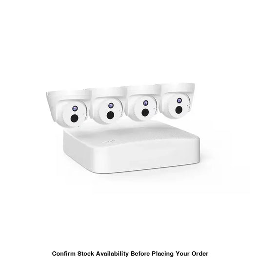 Tenda 4 Channel PoE HD Video Security Kit - TENDA NVR KIT DOME 4 CHANNEL POE