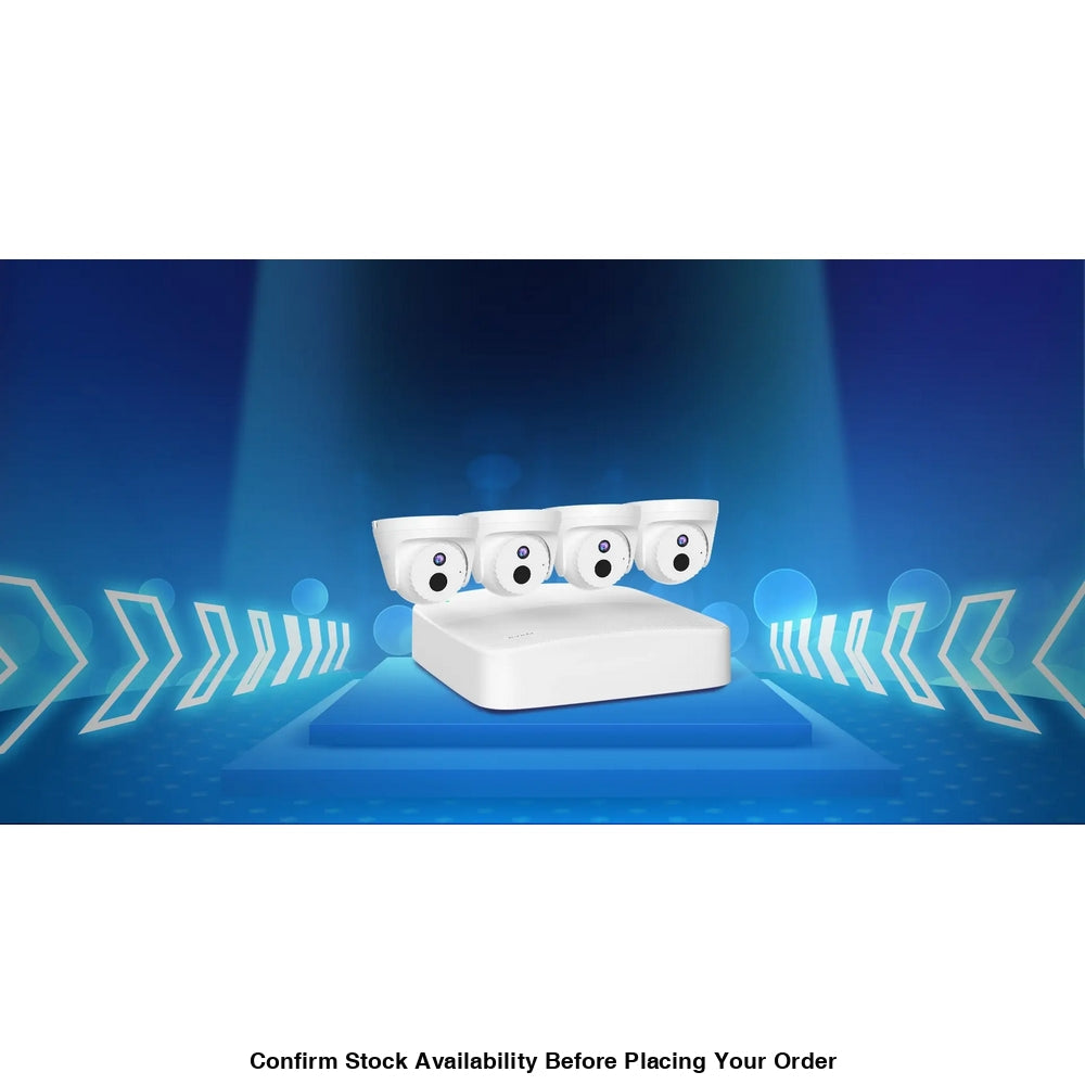 TENDA NVR KIT DOME 4 CHANNEL POE - Guards On Duty Shop
