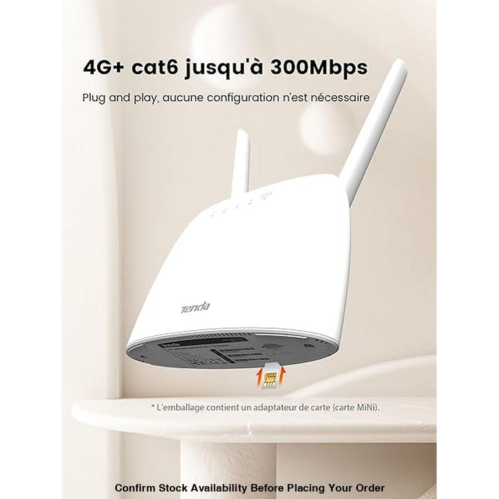 TENDA LTE ROUTER, 4G 300MBPS - Guards On Duty Shop