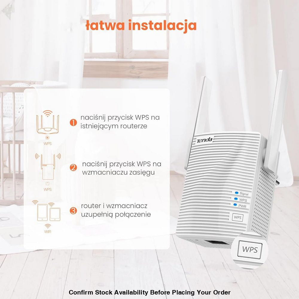 TENDA PLUG POINT RANGE EXTENDER,DUAL BAND - Guards On Duty Shop
