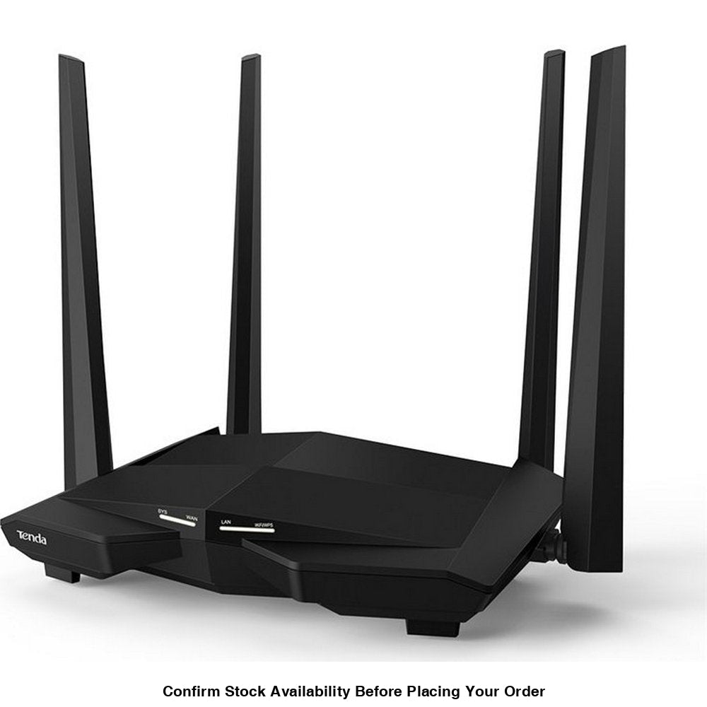 TENDA DUAL BAND ROUTER, AC1200 GIGABIT WIRELESS - Guards On Duty Shop
