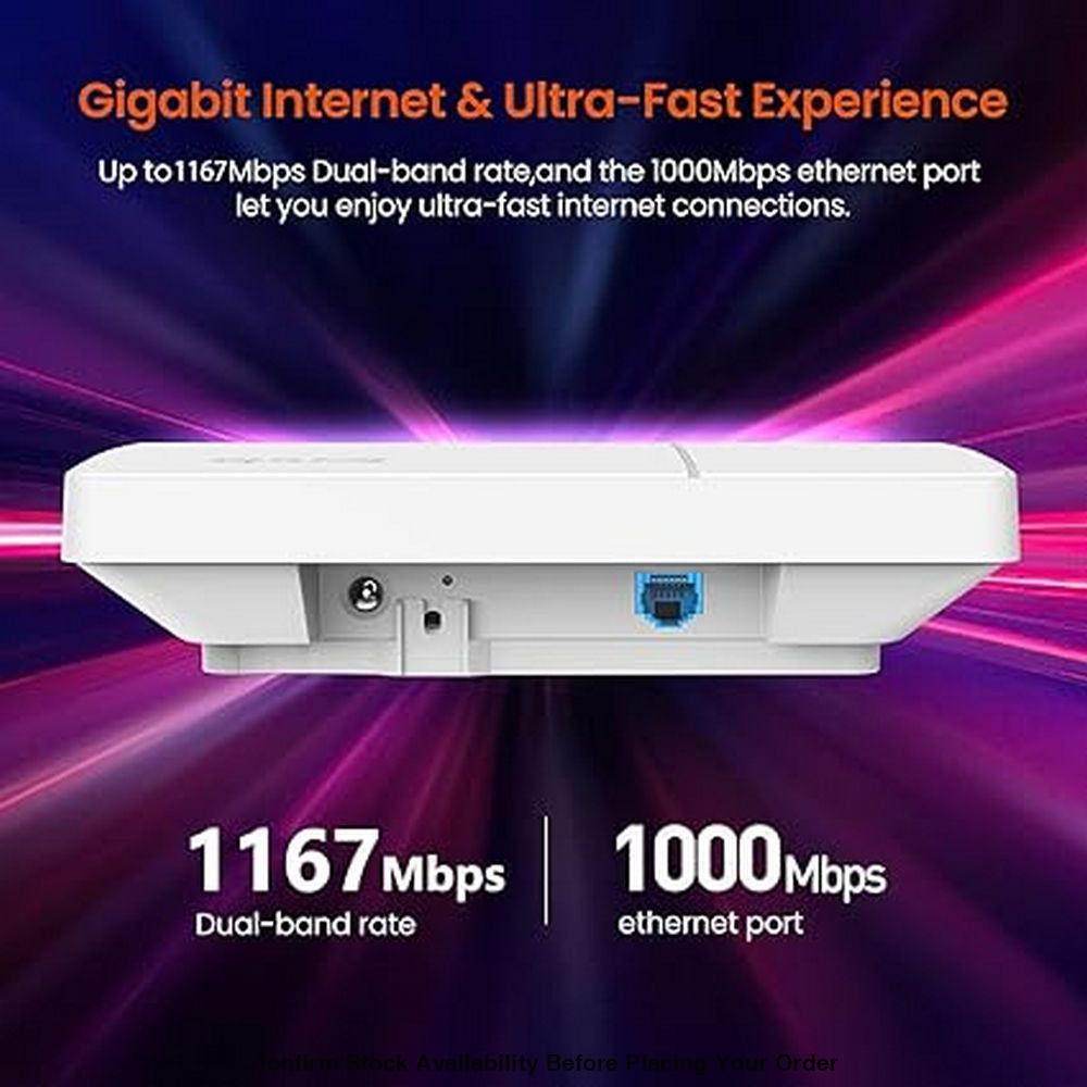 TENDA CEILING AP,23DBM GIGABIT DUALBAND D - Guards On Duty Shop