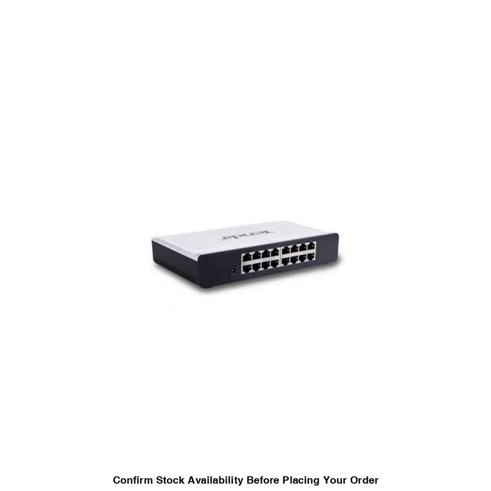 TENDA DESKTOP SWITCH 16-PORT FAST ETHERNET 10/100 - Guards On Duty Shop