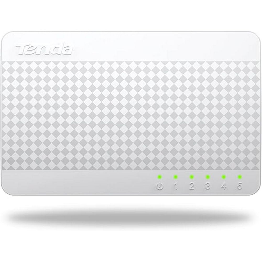 TENDA DESKTOP SWITCH 5-PORT FAST ETHERNET 10/100 - Guards On Duty Shop