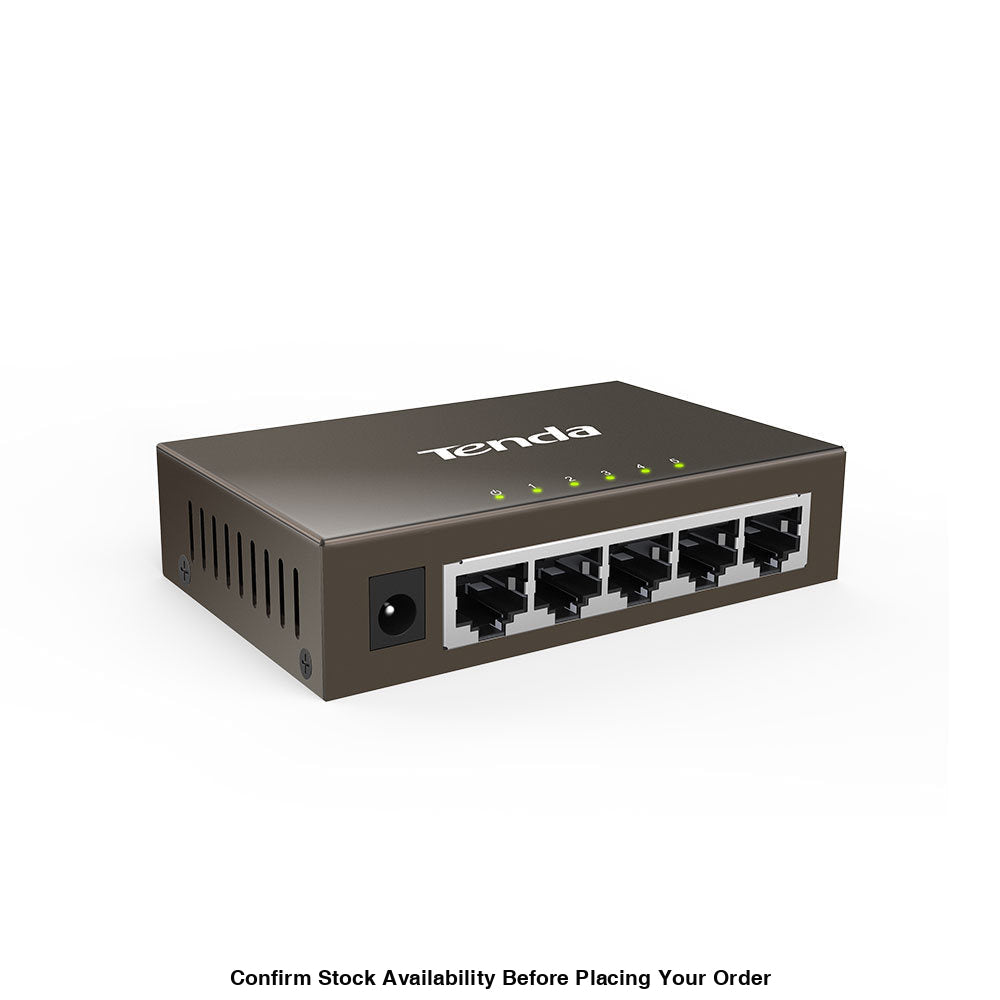 TENDA DESKTOP SWITCH 5 PORT - Guards On Duty Shop