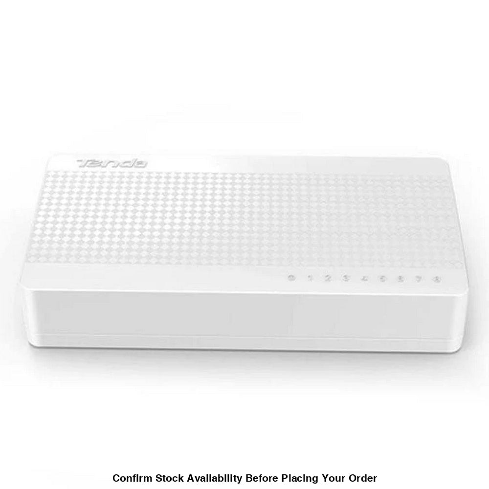 TENDA DESKTOP SWITCH 8-PORT FAST ETHERNET 10/100 - Guards On Duty Shop
