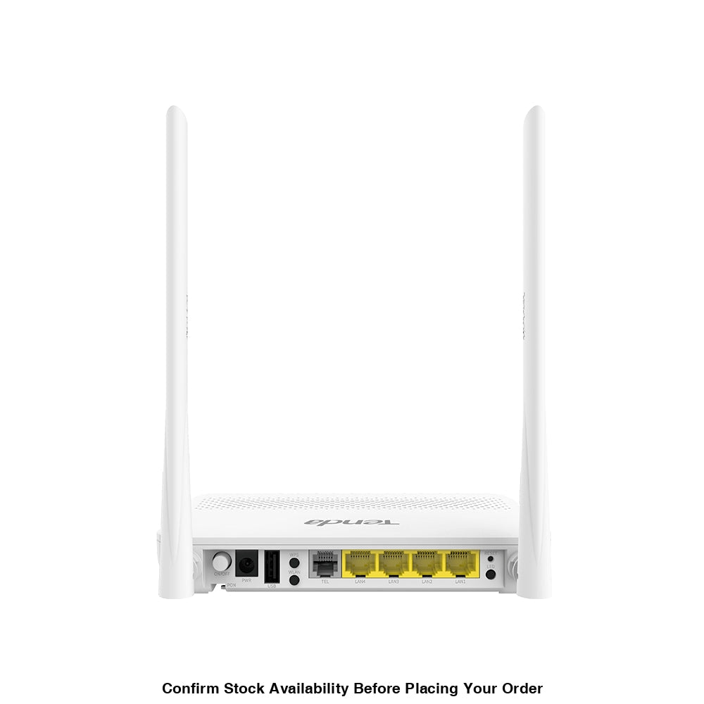 TENDA FTTH GPON 4 PORT 10/100 300MBPS WIRELESS - Guards On Duty Shop