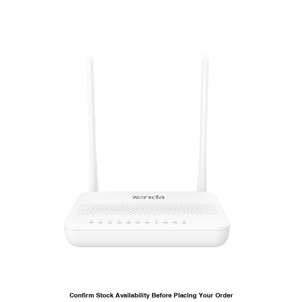 TENDA FTTH GPON 4 PORT 10/100 300MBPS WIRELESS - Guards On Duty Shop