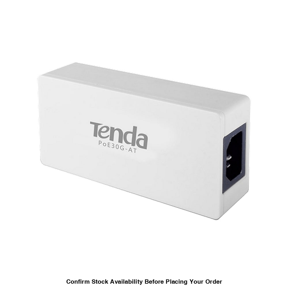 TENDA POE ADAPTER INJECTOR,GIGABIT - Guards On Duty Shop
