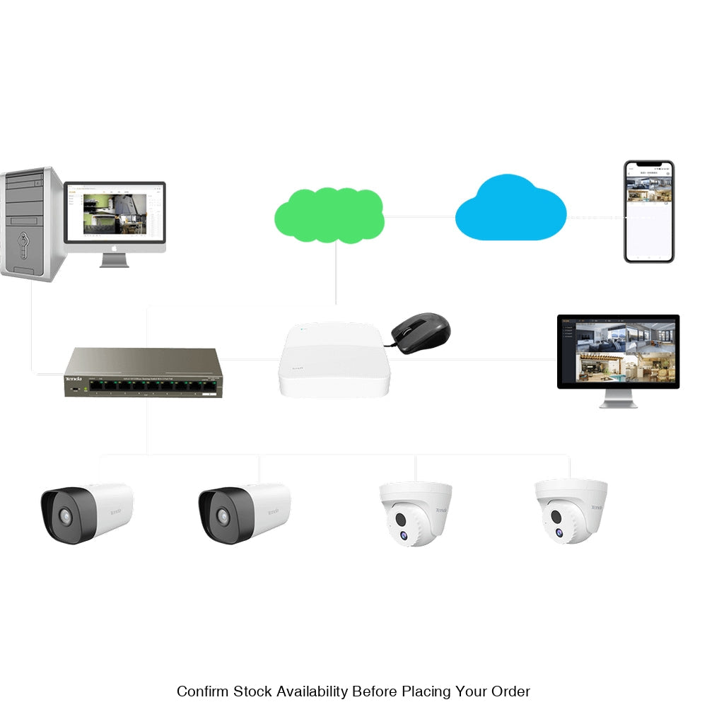 Tenda IT7-PRS 4MP HD PoE Bullet Security Camera