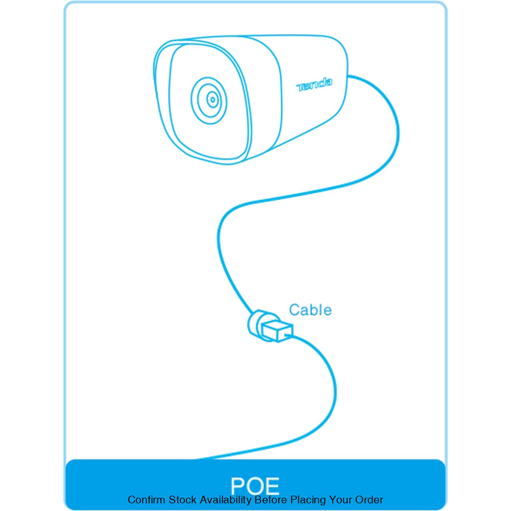 Tenda IT7-PRS 4MP HD PoE Bullet Security Camera