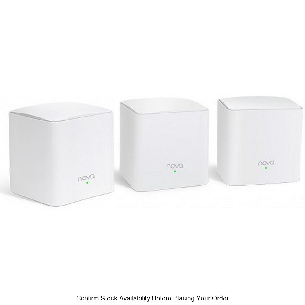 TENDA NOVA FULL COVERAGE MID-RANGE WI-FI AC1200 DUALBAND 3-PACK Y - Guards On Duty Shop