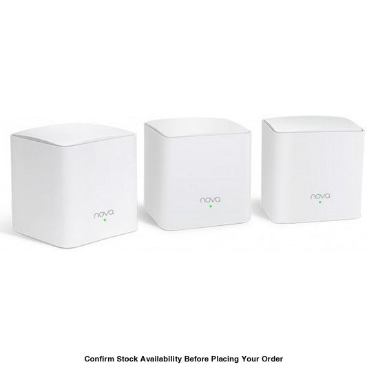 TENDA NOVA FULL COVERAGE MID-RANGE WI-FI AC1200 DUALBAND 3-PACK Y - Guards On Duty Shop