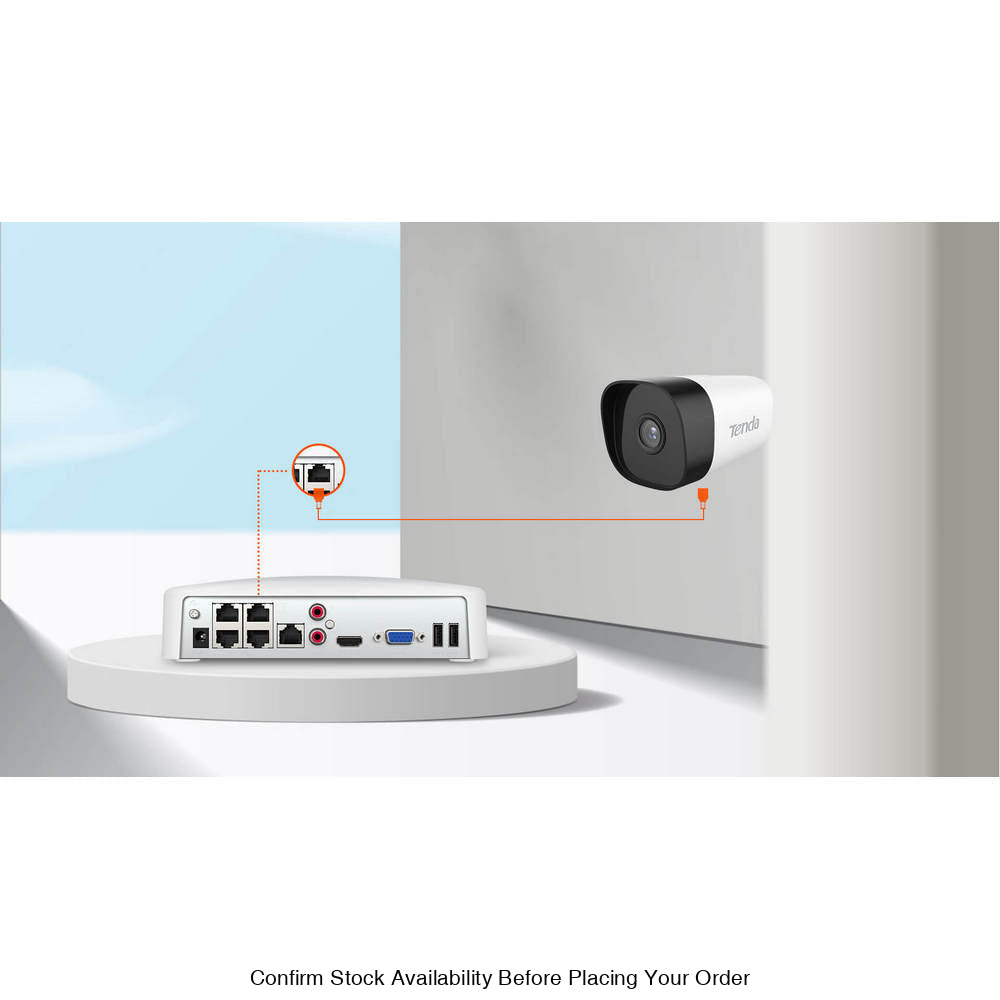 TENDA NVR 4 CHANNEL POE - Guards On Duty Shop