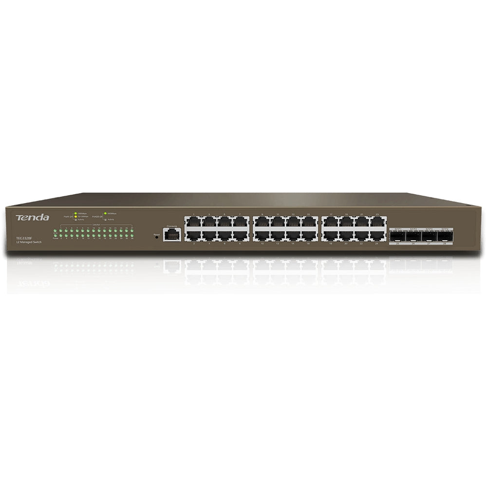 TENDA RACKMOUNT/DESKTOP L2 SWITCH 24 PORT - Guards On Duty Shop