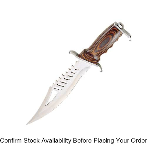 THE NAUTILUS KNIFE W/SHEATH PAKAWOOD HANDL - Guards On Duty Shop