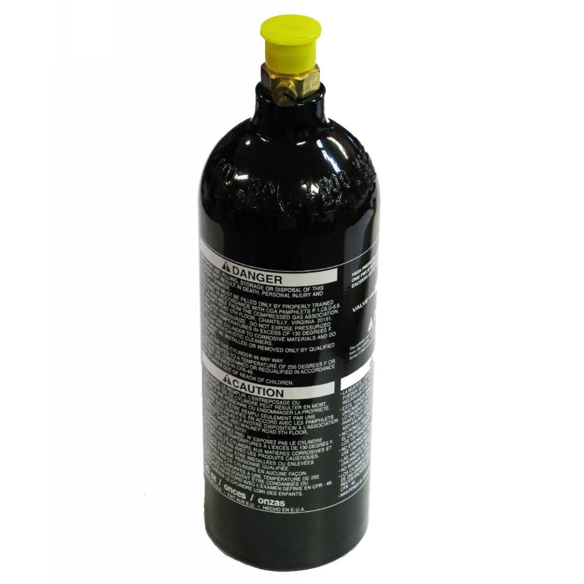 Tippmann CO2 20oz Tank - Global 20oz w/ Valve Assembly C6 (RNS46524)