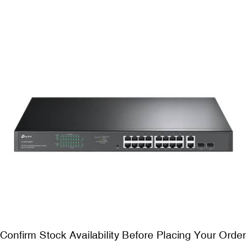 TP-LINK 16-P GBIT POE+ SMART SWITCHKEEP 20 IN STOCK - Guards On Duty Shop