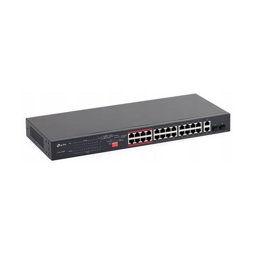 TP-LINK 24-PORT ADV FE POE+ 2P GBE UTP/SFP, 2P GBE - Guards On Duty Shop