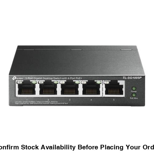 TP-LINK 5-PORT 100M DT SWITCH WITH 4-PORT POE - Guards On Duty Shop