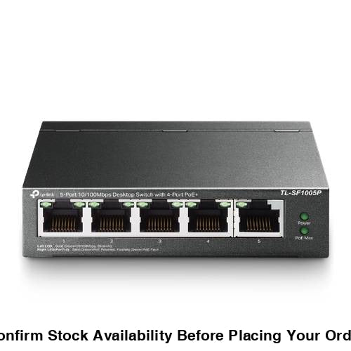 TP-LINK 5-PORT FE 4-PORT POE DESKTOP SWITCHDont order for stock - Guards On Duty Shop
