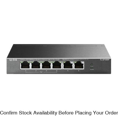 TP-LINK 6-PORT FE SWITCH WITH 4-PORT POE+ ADVa - Guards On Duty Shop
