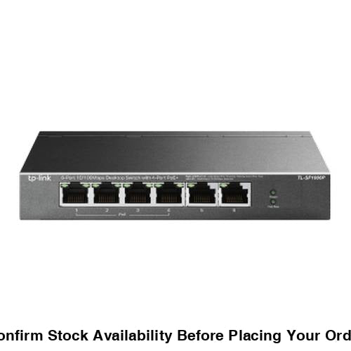 TP-LINK 6-PORT FE SWITCH WITH 4-PORT POE+ ADVa - Guards On Duty Shop