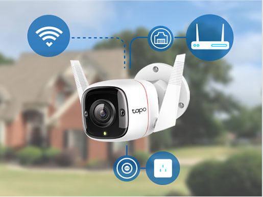 TP-Link TAPO C310P2 3MP Outdoor IP Camera Twin Pack