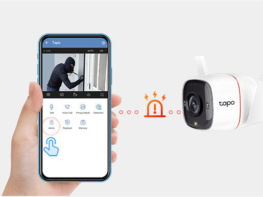 TP-Link TAPO C310P2 3MP Outdoor IP Camera Twin Pack