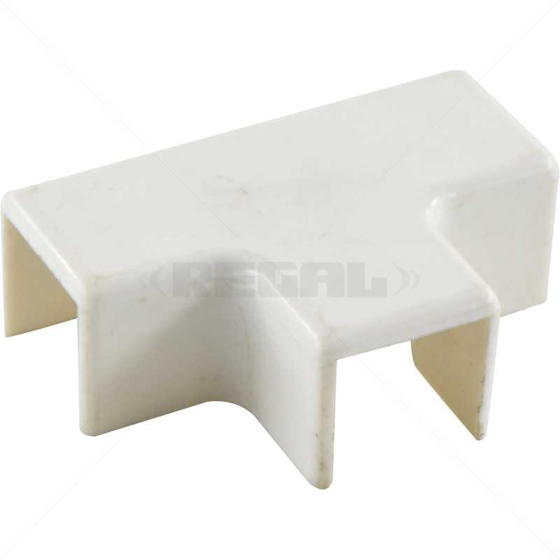 Trunking PVC - 16 x 16 Flat Tee - White