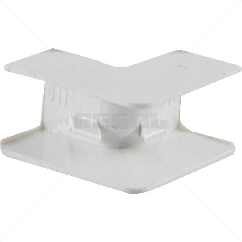 Trunking PVC - 16 x 16 Internal Corner - White