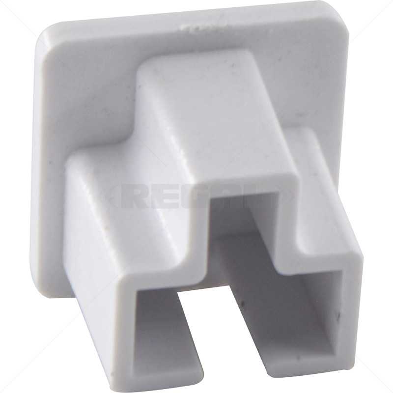 Trunking PVC - 16 x 25 End Cap - White