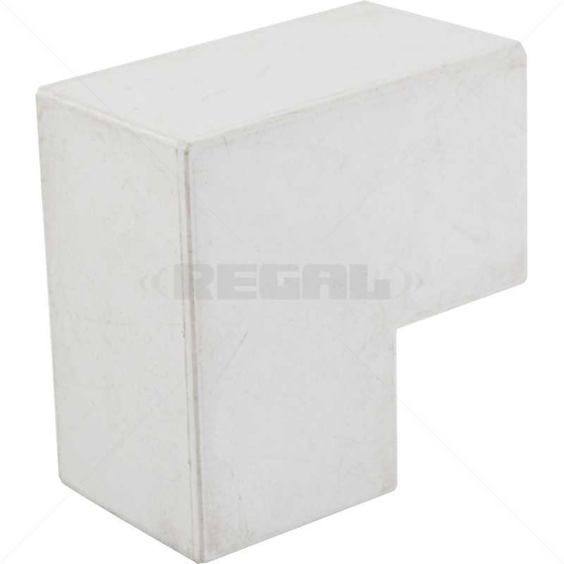 Trunking PVC - 40 x 40 Flat Angle - White