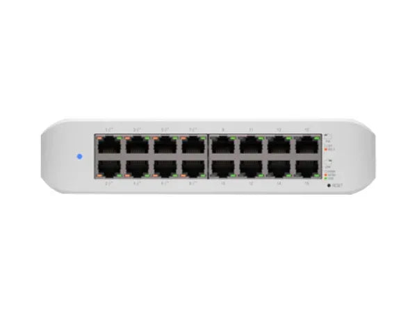 Ubiquiti UniFi Switch Lite 16 Port Gigabit 8PoE 45W | USW-Lite-16-POE Guards On Duty Security