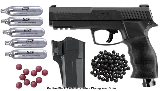 Umarex Tactical Pistol T4E HPD50/TP50 GEN2 Black.50CAL 13J 2.4066 Holster Combo Umarex Tactical Pistol
