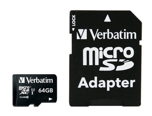 VERBATIM 64GB SDXC PLUS ADAP CLASS 10 - Guards On Duty Shop