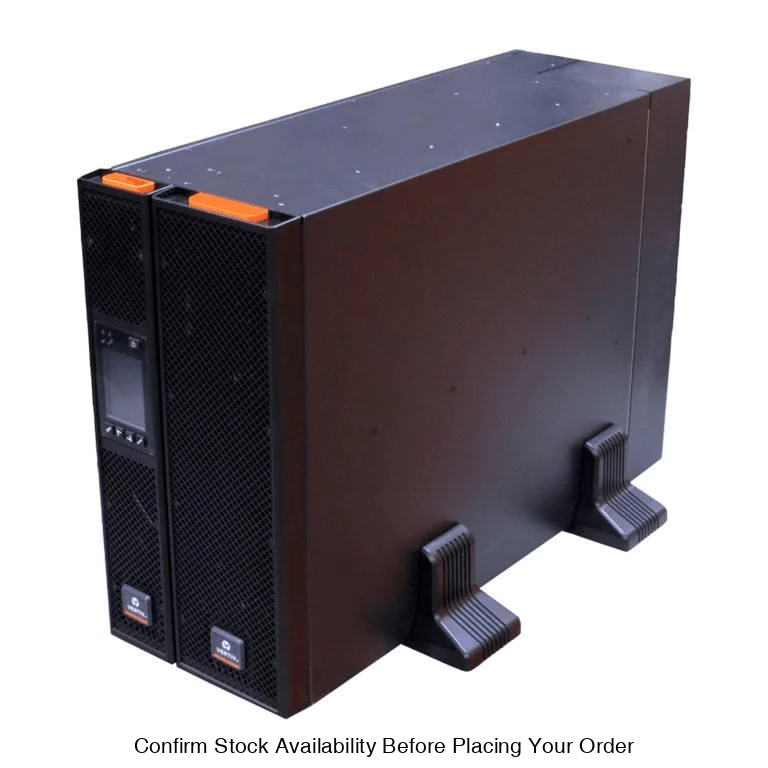 VERTIV LIEBERT GXT5 1PH UPS 10KVA INPUT PLUG - HARDWIRED 5U OUTPUT – 230V HARDWIRED OUTPUT SOCKET GROUPS (4)C13 & (4)C19 - Guards On Duty Shop
