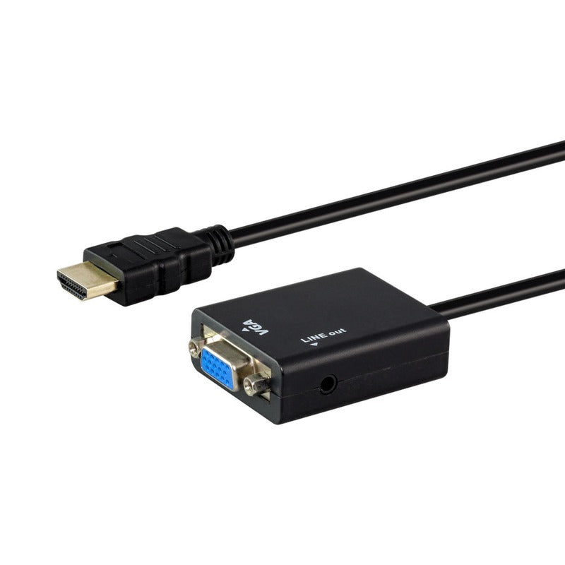 Vga to Hdmi with Audio Adapter - (g)