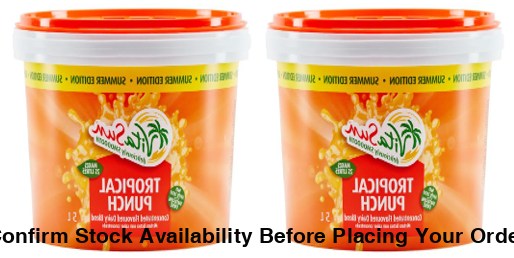 Vita Sun 2 X 5L 10Lt Tropical Punch 8% Blended Fruit Drink Concentrate 5 Liter (Sold 2 x 5L Per Case) Vita Sun Tropical