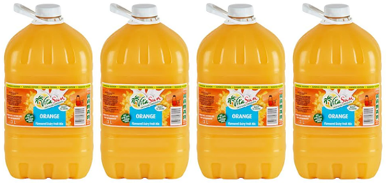 Vita Sun 4 X 3L Dairy Blend Orange Fruit Drink (Sold 4 X 3 L Per Case) Vita Sun DB Orange Blended 1.5L