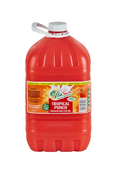 Vita Sun 4 X 3L Dairy Blend Tropical Fruit Drink (Sold 4 X 3 L Per Case) Vita Sun DB Tropical Blended 1.5L