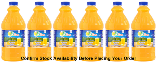 Vita Sun 6 X 2L Mango Orange 8% Blended Fruit Drink Concentrate 2 Liter (Sold 6 x 2L Per Case) Vita Sun Mango Orange