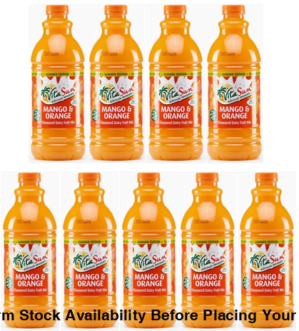 Vita Sun 9 X 1.5L Dairy Blend Mango Orange Fruit Drink (Sold 9 X 1.5L Per Case) Vita Sun DB Mango Orange Blended 1.5L