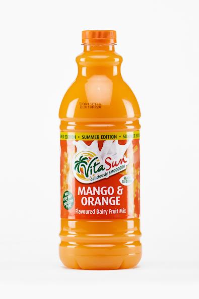 Vita Sun 9 X 1.5L Dairy Blend Mango Orange Fruit Drink (Sold 9 X 1.5L Per Case) Vita Sun DB Mango Orange Blended 1.5L